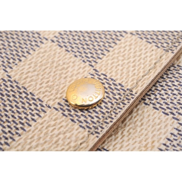 Auth Louis Vuitton Damier Azur Portefeuille Sarah Long Wallet - Picture 11 of 11